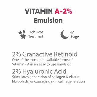 COSIQ Vitamin A-2% Granactive Retinoid Emulsion (Pack 2)